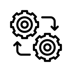 synchronization line icon
