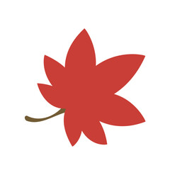 シンプルな紅葉のイラスト