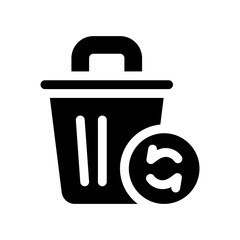 refresh data glyph icon