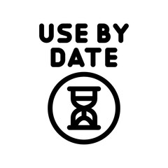 use by date line icon