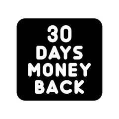 30 days glyph icon