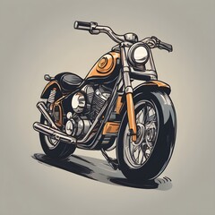 Motorcycle Icon Background Very Cool