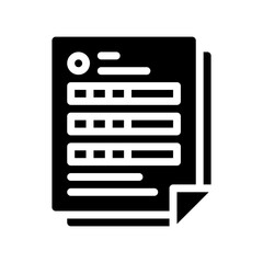 document glyph icon