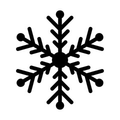 snowflake glyph icon