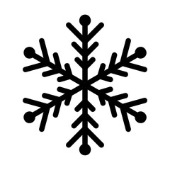 snowflake glyph icon