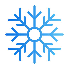 snowflake gradient icon