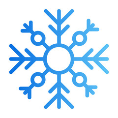 snowflake gradient icon