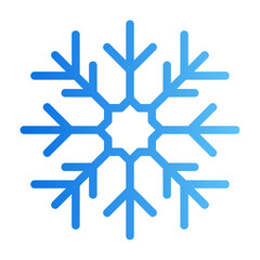 snowflake gradient icon