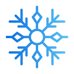 snowflake gradient icon