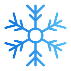 snowflake gradient icon