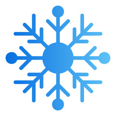 snowflake gradient icon