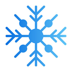 snowflake gradient icon