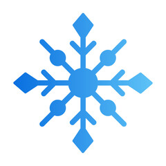 snowflake gradient icon