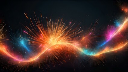 explosion with alpha channel, abstract background, explosion of light, fireworks 