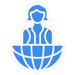 Global Talent Icon Style