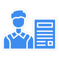 Independent Contractor Icon Style