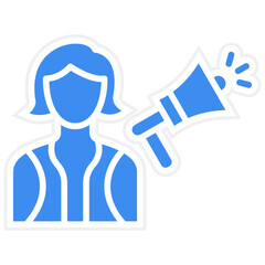 Influencer Female Icon Style