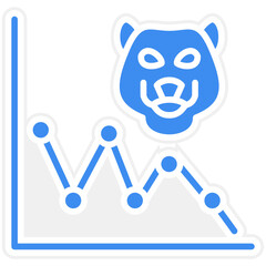 Bear Market Icon Style