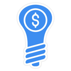 Investment Idea Icon Style