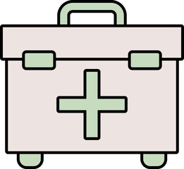 Fototapeta premium Medical kit icon
