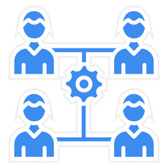 Community Management Service Icon Style