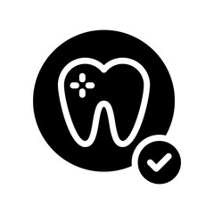 dental glyph icon