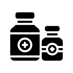 drug glyph icon
