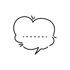 hand drawn speech bubbles
