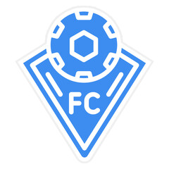 Football Club Icon Style