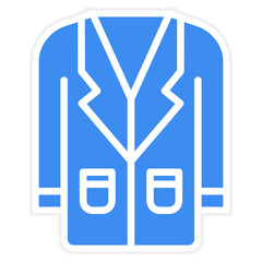 Doctor Coat Icon Style