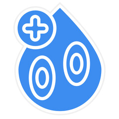 Obraz premium Hematology Icon Style