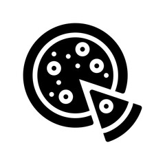 pizza glyph icon