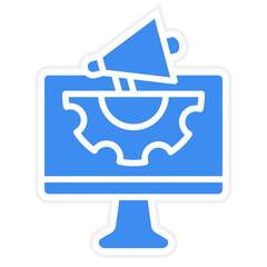 Obraz premium Campaign Optimization Icon Style