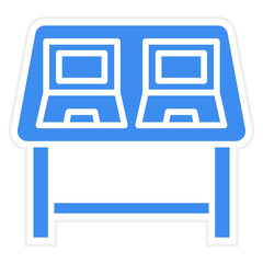 Co Work Space Icon Style