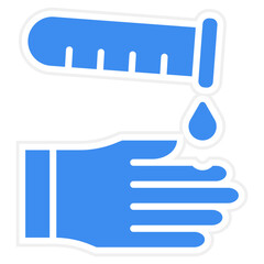 Chemical Spill Icon Style