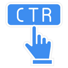 Click Through Rate Icon Style