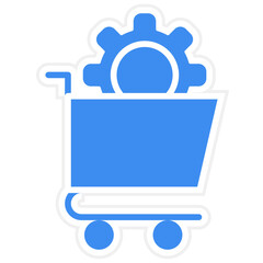 Ecommerce Solutions Icon Style