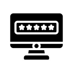 computer glyph icon