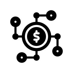 money glyph icon