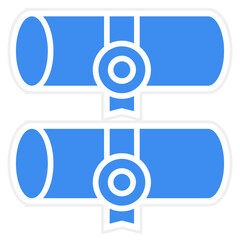 Double Degree Icon Style