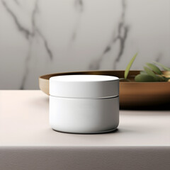 Minimalist Skincare Cream Mockup in th, Lotion Mockup, Serum Mockup, 