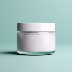 Minimalist Skincare Cream Mockup in th, Lotion Mockup, Serum Mockup, 