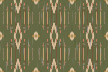 Beautiful ethnic tribal pattern art. Ethnic ikat seamless pattern. American and Mexican style. Design for background, wallpaper, illustration, fabric, clothing, carpet, textile, batik, embroidery. - obrazy, fototapety, plakaty