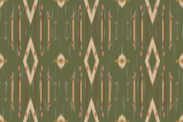 Fototapete Boho-Stil Beautiful ethnic tribal pattern art. Ethnic ikat seamless pattern. American and Mexican style. Design for background, wallpaper, illustration, fabric, clothing, carpet, textile, batik, embroidery.