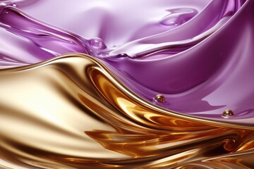 Abstract background - liquid gold and purple - beauty wallpaper - instagram posts