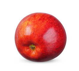red apple isolated on white background.