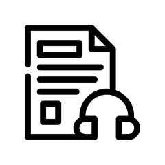 article line icon