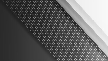 Simple 3D black and white gradient textured striped background