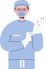 Man Doctor Illustration