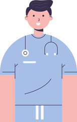 Man Doctor Illustration